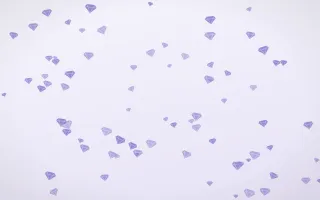 Lilac Frost Gems — light blue and white playful background