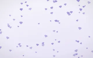 Lilac Frost Gems II — light blue and white playful background, variation II