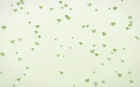 Matcha Latte Gems — light green and white playful background