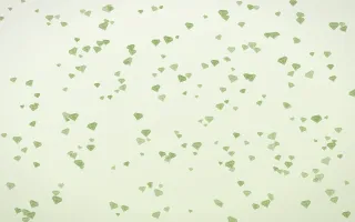 Matcha Latte Gems Dense II — light green and white playful background, variation II