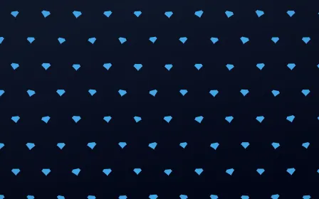 Midnight Gems — dark blue playful background
