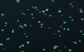 Midnight Garden Gems — dark green and black playful background