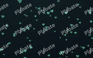 Midnight Garden Gems — dark green and black playful background
