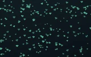 Midnight Garden Gems Dense — dark green and black playful background