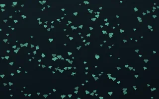Midnight Garden Gems Dense II — dark green and black playful background, variation II