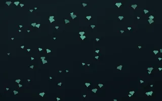 Midnight Garden Gems III — dark green and black playful background, variation III