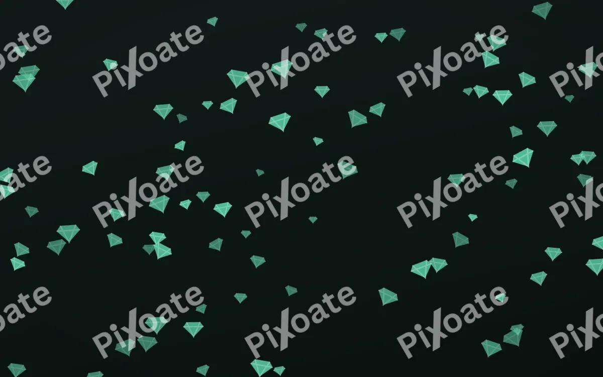Mint Noir Gems — dark green and black playful background