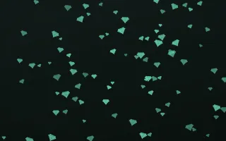 Mint Noir Gems II — dark green and black playful background, variation II