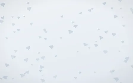 Mist Blue Gems — light blue and white playful background