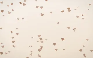 Mocha Milk Gems II — light orange and white playful background, variation II