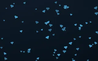 Ocean Ink Gems II — dark blue playful background, variation II