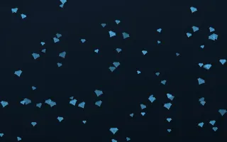 Ocean Ink Gems III — dark blue playful background, variation III