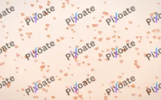 Peach Fuzz Gems Dense — light orange and white playful background