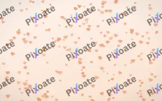 Peach Fuzz Gems Dense II — light orange and white playful background, variation II