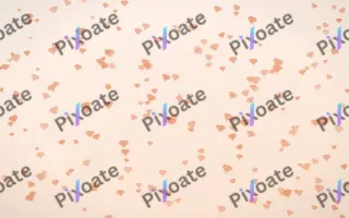Peach Fuzz Gems Dense III — light orange and white playful background, variation III