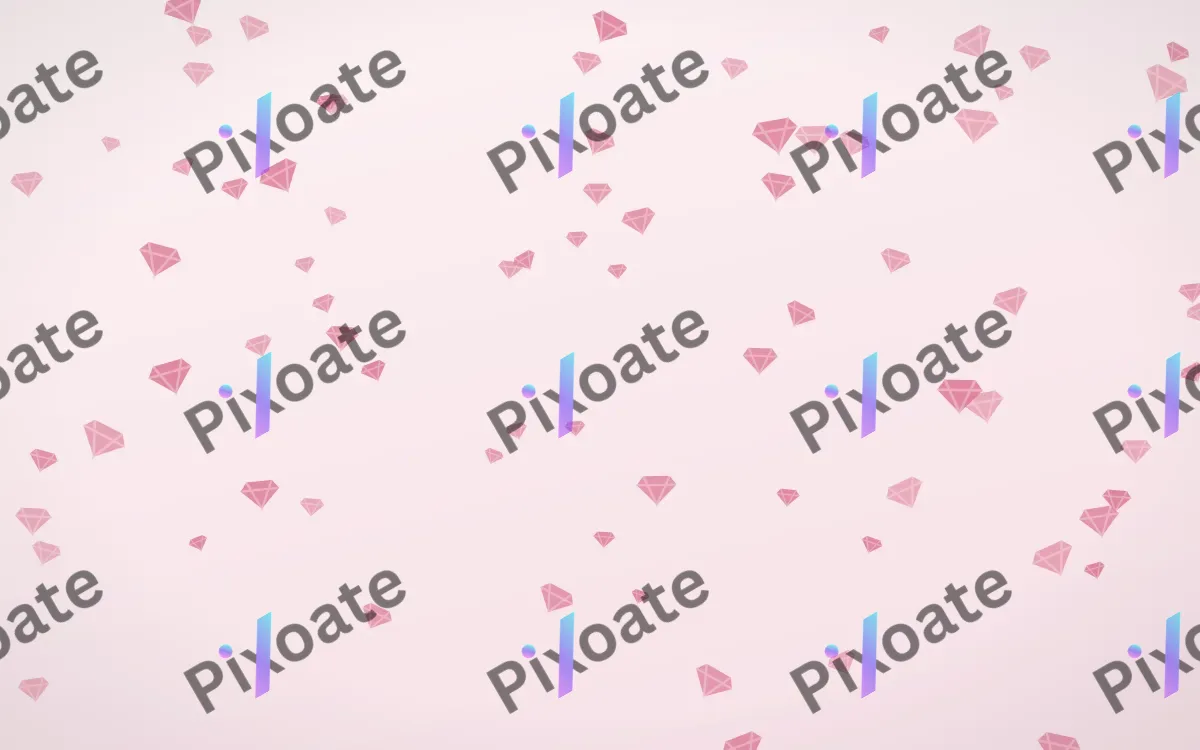 Rosewater Gems — light pink and white playful background