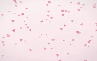 Rosewater Gems — light pink and white playful background