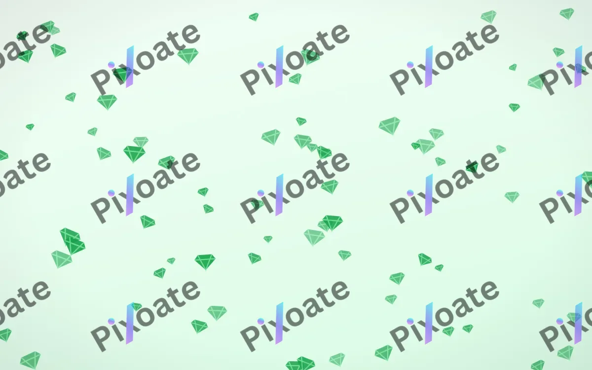Sage Gems — light green and white playful background