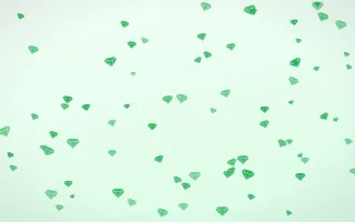 Sage Gems III — light green and white playful background, variation III
