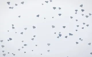 Slate Mist Gems — light blue and white playful background