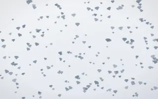 Slate Mist Gems Dense — light blue and white playful background