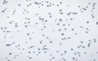 Slate Mist Gems Dense II — light blue and white playful background, variation II