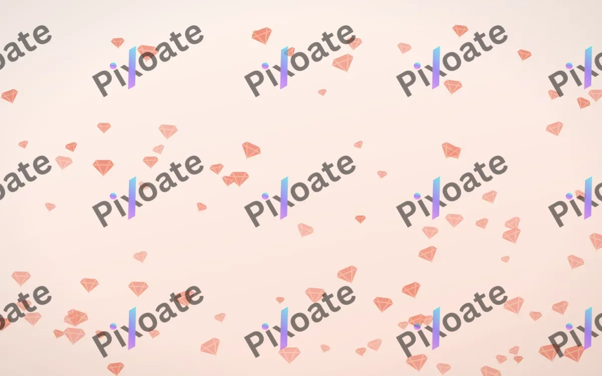 Sorbet Gems — light red, orange and white playful background