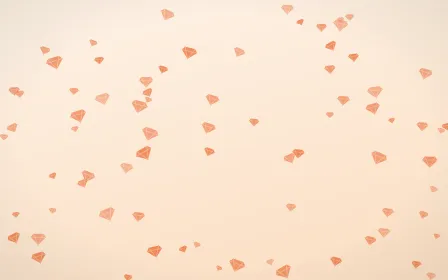 Sunset Pop Gems — light orange and beige playful background