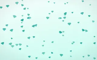 Teal Gems III Teal Gems III — light teal and white playful background, variation III