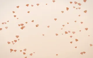Terracotta Gems II — light orange and beige playful background, variation II