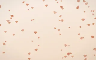 Terracotta Gems III — light orange and beige playful background, variation III