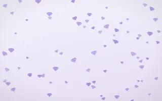 Wisteria Gems — light purple and white playful background