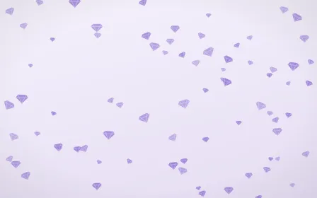 Wisteria Gems — light purple and white playful background