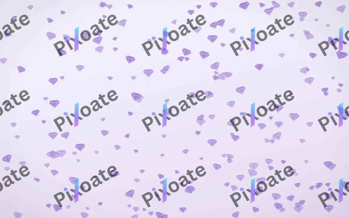 Wisteria Gems Dense — light purple and white playful background