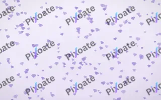 Wisteria Gems Dense II — light purple and white playful background, variation II