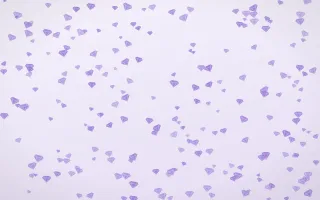Wisteria Gems Dense III — light purple and white playful background, variation III