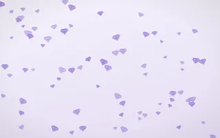 Wisteria Gems III — light purple and white playful background, variation III