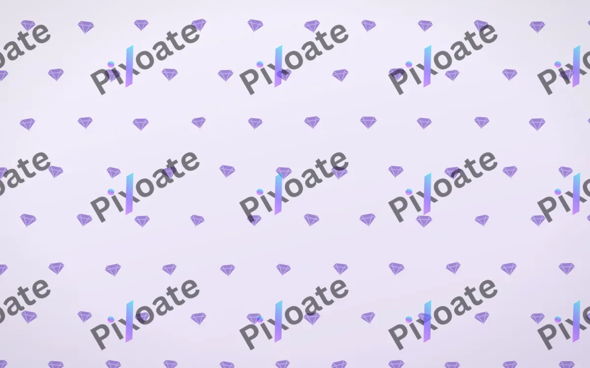 Wisteria Gems Tiled — light purple and white playful background