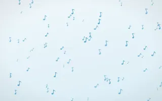 Arctic Frost Notes — light blue and white playful background