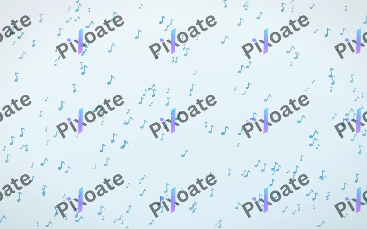 Arctic Frost Notes Dense — light blue and white playful background