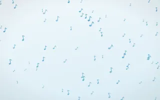 Arctic Frost Notes II — light blue and white playful background, variation II