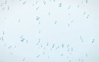 Arctic Frost Notes III — light blue and white playful background, variation III