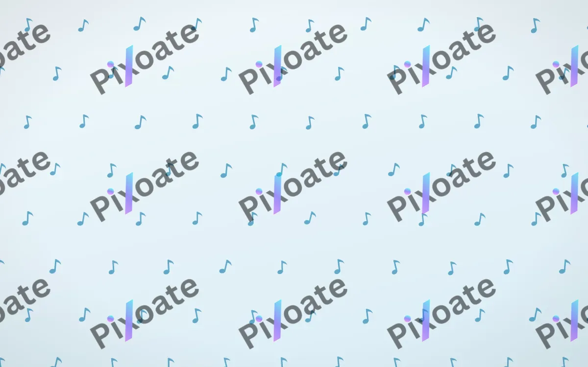 Arctic Frost Notes Tiled — light blue and white playful background