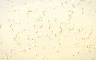 Buttercream Notes Dense II — light gold, yellow and white playful background, variation II