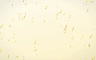 Buttercream Notes III — light gold, yellow and white playful background, variation III