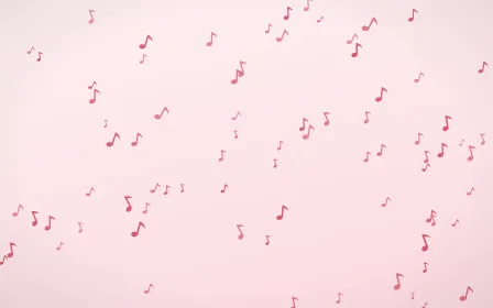 Cherry Soda Notes — light red and white playful background