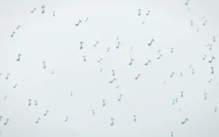Coastal Fog Notes II — light blue and white playful background, variation II
