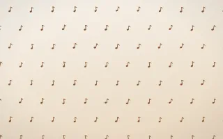 Cocoa Notes — light brown, orange and white playful background