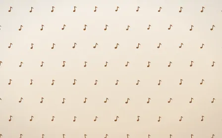 Cocoa Notes — light brown, orange and white playful background