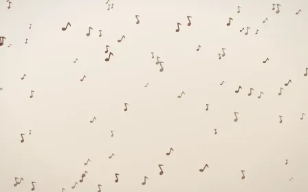 Espresso Notes — light brown, orange and beige playful background